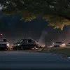Серьезное ДТП в Германии: Автомобиль врезался в дерево и загорелся, трасса перекрыта