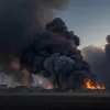 Крупный пожар на складе отходов в Германии: огонь полыхал часами в Шортенсе