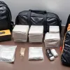 В Франкфурте полиция задержала 27-летнего наркодилера с рюкзаком марихуаны и кокаина