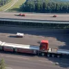 ДТП в Германии: Грузовик с 640 свиньями перекрыл трассу A24