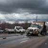 Авария в Бад Кройцнах: Мотоциклист тяжело травмирован после столкновения с грузовиком