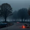 Смертельное ДТП в Германии: 37-летний водитель Audi R8 сгорел заживо