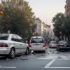 В Германии автобус врезался в легковушку: пострадал водитель