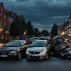 В Вайльдеке водитель Opel врезался в припаркованные авто и сбежал пешком: ущерб 43 тысячи евро