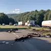 В Саксонии перевернулся прицеп с людьми: 11 человек пострадали в ДТП под Цвиккау