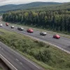 Водитель уснул за рулем на немецком автобане A65 и попал в ДТП
