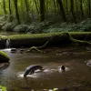 В Германии обнаружили гигантскую анаконду: рептилию нашли в ручье