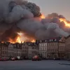 Крупный пожар в старом городе Виллинген-Швеннингена: огонь охватил несколько зданий