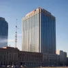 Крупный пожар на стройке высотки в центре Берлина