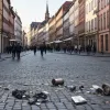 В Мангейме мужчина с железной палкой угрожал прохожим, полиция задержала нападавшего