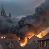 Крупный пожар в старом городе Германии: Обрушение домов и миллионный ущерб