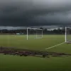 Шторм на тренировке сборной Германии U21 перед четвертьфиналом Евро