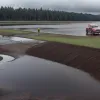 В Германии после непогоды автомобиль нашли в водоеме: была поднята пожарная тревога