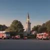 В Германии утка застряла в дымоходе и "вызвала" пожарных