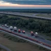 Серьезное ДТП с грузовиками перекрыло автобан A6 в Германии у Зинсхайма