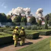 В Райхенау пожарные ликвидировали возгорание садового мусора