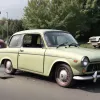 Серьезное ДТП в Майнингене: "Трабант" перевернулся в кольцевом движении, водитель тяжело ранен