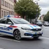 В немецком Майнингене мужчина забросал полицейскую машину едой и сопротивлялся аресту