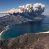 Масштабный пожар в Греции: остров Хиос охвачен огнем, идет эвакуация туристов