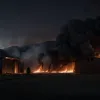 Крупный пожар в конюшне в Германии: погибли не менее шести лошадей