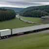 Трасса A27 в Германии: Фура заблокировала съезд у Бременхафен-Юг, серьезные пробки