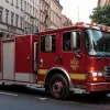 В Касселе вандалы повредили пожарную машину во время спасательной операции