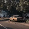 В Нордхорне во время движения полностью сгорел фургон VW Crafter
