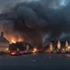 В Дудерштадте пьяный мужчина мешал тушить пожар и напал на спасателей
