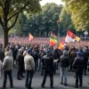 Протест в Берлине: Депутаты AfD сбежали из Гёрлицкого парка под защитой полиции