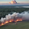 Масштабный пожар в Германии: 150 спасателей боролись с огнем под Биркенхёрдтом