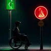 В Мюнхене появятся светофоры с символами людей в инвалидных колясках