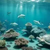 Морская черепаха Эрни: 23-летний вегетарианец, живущий без страха с акулами в аквариуме Вильгельмсхафена