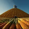 В Германии возведен гигантский «кукурузный Эверест» для производства биогаза