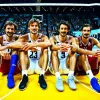 Голландский бизнесмен Björn Gulden сидит рядом с Müller и Hummels в NBA